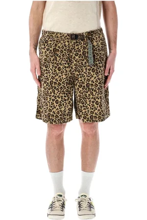 Brain Dead Korte broeken, Heren, Bruin, L, Katoen, Klimmer Twill Shorts