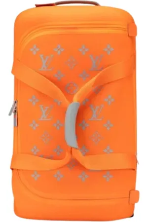 LOUIS VUITTON Pre-owned, unisex, Oranje, ONE Size, Pre-owned Canvas travel-bags