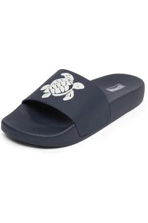 Vilebrequin Schoenen, Heren, Blauw, 44 EU, Turtle Strandschuhe