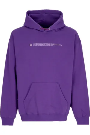 Octopus Sweatshirts & Hoodies, Heren, Paars, M, Katoen, Paarse Hoodie met omlijnd logo