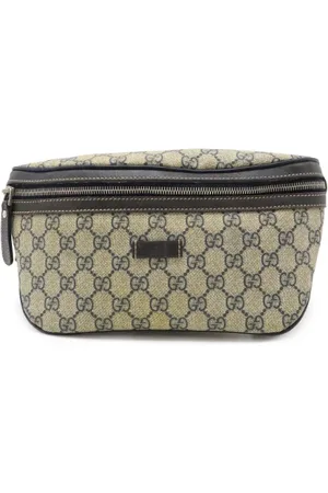 Gucci Pre-owned, Heren, , ONE Size, Leer, Pre-owned Canvas gucci-bags