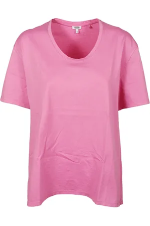 Aspesi Tops, Dames, Roze, S, Katoen, Zachte Roze T-shirt