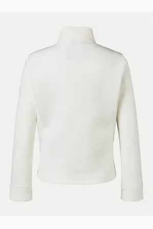 JOOP! Jassen, Dames, , M, Roomkleurige Damesjas met Vlechtdesign