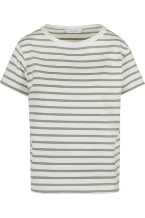 Daniele Fiesoli Tops, Dames, , S, Katoen, Gestreept katoenen T-shirt