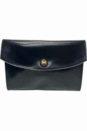 Hermès Pre-owned, Dames, Zwart, ONE Size, Leer, Pre-owned Leather clutches