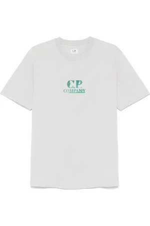 C.P. Company Tops, Heren, Grijs, L, Stijlvolle T-shirts en Polos