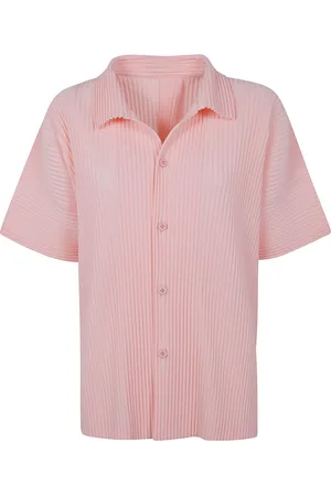 Issey Miyake Overhemden, Heren, Roze, L, April Shirt voor Mannen
