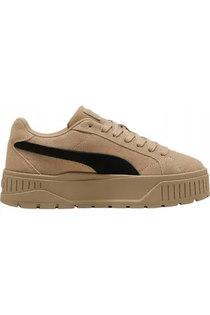 PUMA Schoenen, Dames, Bruin, 38 1/2 EU, Comfortabele sneaker met gewone pasvorm