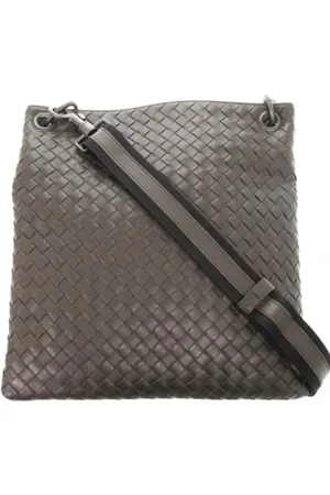 Bottega Veneta Pre-owned, Dames, Bruin, ONE Size, Leer, Pre-owned Leather crossbody-bags