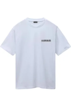 Napapijri Tops, Heren, Wit, 2Xl, Katoen, Stijlvolle Heren T-shirt