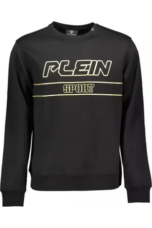 Philipp Plein Sweatshirts & Hoodies, Heren, Zwart, S, Katoen, Zwart lang mouw actief sweatshirt