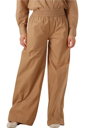Ruby Tuesday Broeken, Dames, , M, Bruine Wijde Pijp Broek Ibet