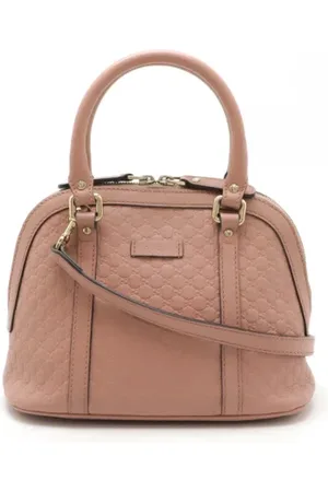 Gucci Pre-owned, Dames, Roze, ONE Size, Leer, Tweedehands leren handtassen