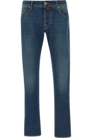Jacob Cohen Jeans, Heren, Blauw, W36, Blauwe Nick Slim Broek
