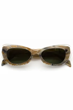 Retrosuperfuture Accessoires, unisex, Bruin, ONE Size, Stijlvolle unisex zonnebril