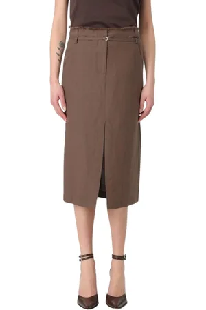 Patrizia Pepe Rokken, Dames, Bruin, XS, Essential Rok Art. 2G1007A052