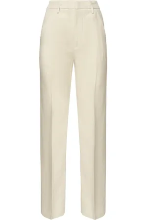 Dondup Broeken, Dames, , W25, Witte Jeans met Normale Taille