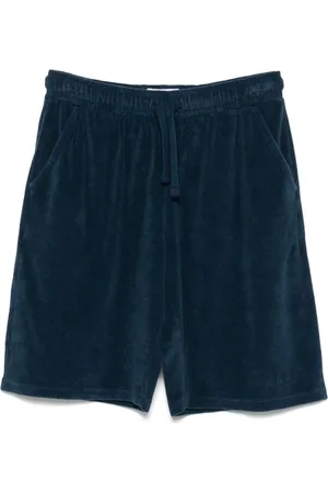 MC2 SAINT BARTH Korte broeken, Heren, Blauw, S, Blauwe Elastische Taille Shorts