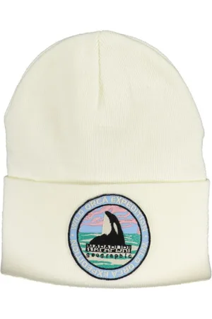 Napapijri Accessoires, Heren, Wit, ONE Size, Acryl Hoeden & Pet