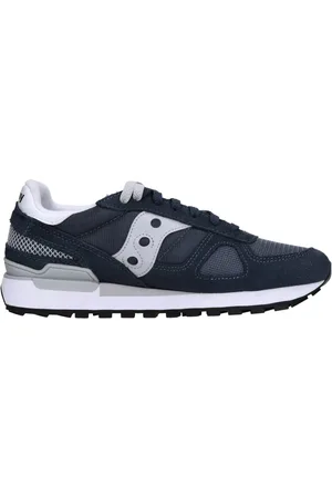 Saucony Schoenen, Heren, Blauw, 44 EU, Suède, Sneakers Blauw