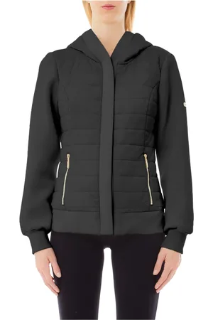 Liu Jo Jassen, Dames, Zwart, M, Jersey Jack voor Stijlvolle Look