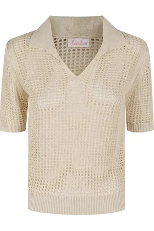 MC2 SAINT BARTH Tops, Dames, , S, Katoen, Bloemen Polo Shirt