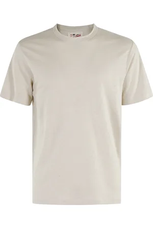 MC2 SAINT BARTH Tops, Heren, , L, Linnen, Linnen T-shirt Ecstasea Grano Kleur