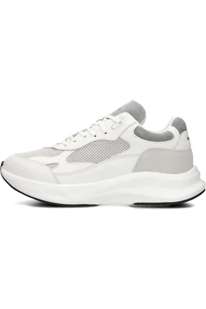 Antony Morato Schoenen, Heren, Wit, 45 EU, Leer, Witte hardloopsneakers voor heren