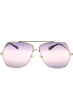 Chloé Accessoires, unisex, Geel, ONE Size, Stijlvolle zonnebril voor modieuze uitstraling