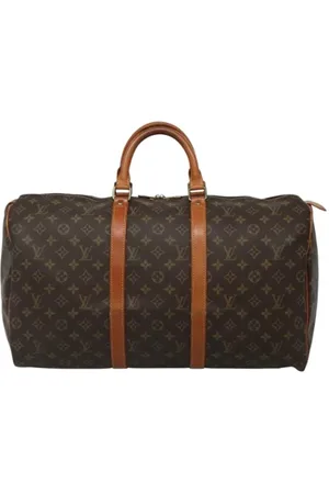LOUIS VUITTON Pre-owned, Dames, Bruin, ONE Size, Tweedehands Canvas Louis Vuitton tassen