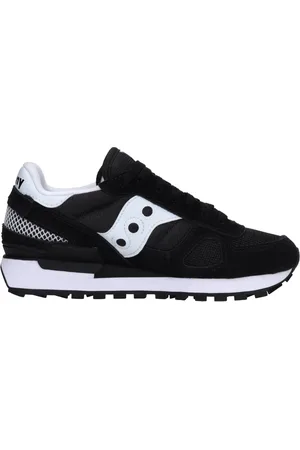 Saucony Schoenen, Dames, Zwart, 37 1/2 EU, Suède, Sneakers Zwart
