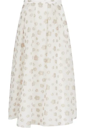 Emporio Armani Rokken, Dames, , M, Bloemgestempelde A-lijn rok