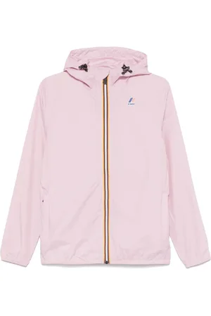 K-Way Jassen, Dames, Roze, S, Nylon, Stijlvol Lichtgewicht Roze Jas