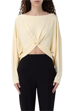 Elisabetta Franchi Tops, Dames, Geel, L, Dames Truien Collectie