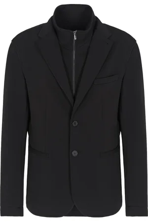 Armani Exchange Jassen, Heren, Zwart, M, Stijlvol Zjzgz Horloge voor Mannen