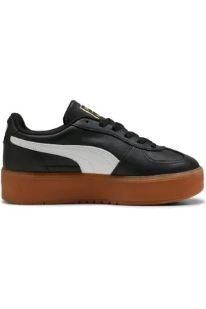 PUMA Schoenen, Heren, Zwart, 36 EU, Elevata LTH Dames Zwart Gum Sneakers