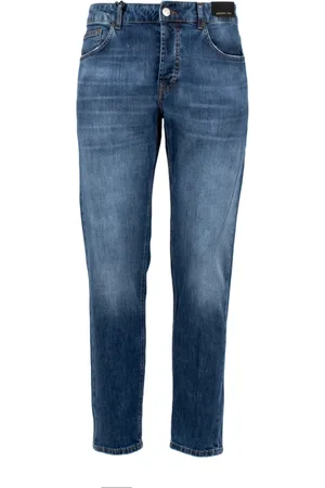 MICHAEL COAL Jeans, Heren, Blauw, W42, Capri Jeans Mc-David Stijl