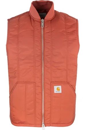 Carhartt Jassen, Heren, Rood, S, Nylon, Rode Nylon Ribjack Tweewegrits