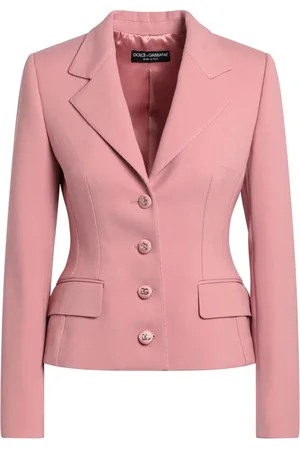 Dolce & Gabbana Jassen, Dames, Roze, S, Single-Breasted Jas
