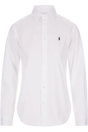 Ralph Lauren Blouses & Shirts, Dames, Wit, L, Katoen, Witte overhemden