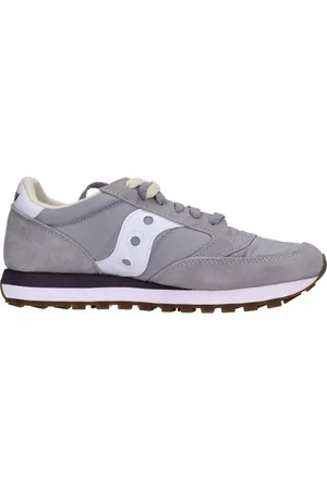Saucony Schoenen, Heren, Grijs, 42 EU, Suède, Sneakers Grijs