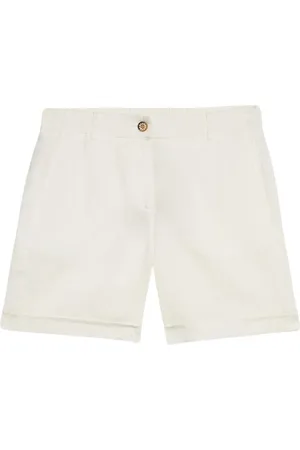 Oltre Korte broeken, Dames, Wit, L, Linnen, Korte Broek 100% Linnen