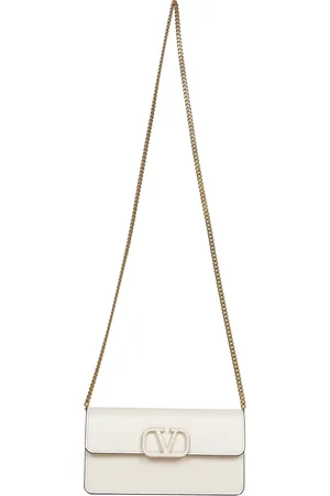 VALENTINO GARAVANI Tassen, Dames, , ONE Size, Leer, Korrelig Kalfsleer VLogo Schoudertas