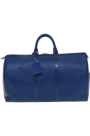 LOUIS VUITTON Pre-owned, Dames, Blauw, ONE Size, Leer, Tweedehands leren Louis Vuitton tassen