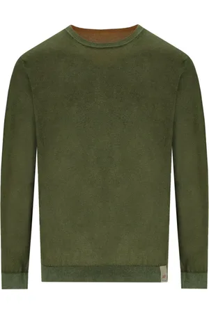 BOB der Bär Truien, Heren, Oranje, XL, Katoen, Militair Oranje Omkeerbare Crewneck Sweater