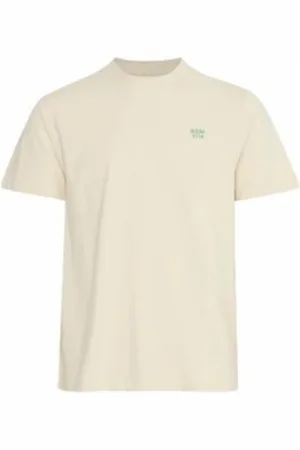 Blend Tops, Heren, Wit, XL, Heren T-shirt met achterprint