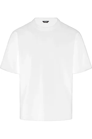 K-Way Tops, Heren, Wit, M, Katoen, Katoenen ronde hals t-shirt