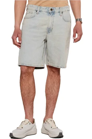 Guess Korte broeken, Heren, Blauw, W36, Denim, Denim Bermuda Shorts - Lichtblauw