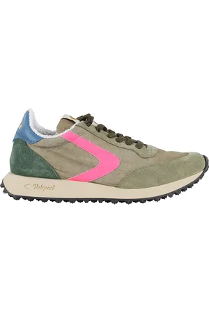 Valsport 1920 Schoenen, Heren, Veelkleurig, 42 EU, Nylon, Vintage Nylon Sneakers Geel Suède