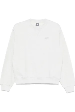 New Balance Sweatshirts & Hoodies, Dames, Grijs, S, Grijs Crew Neck Sweater